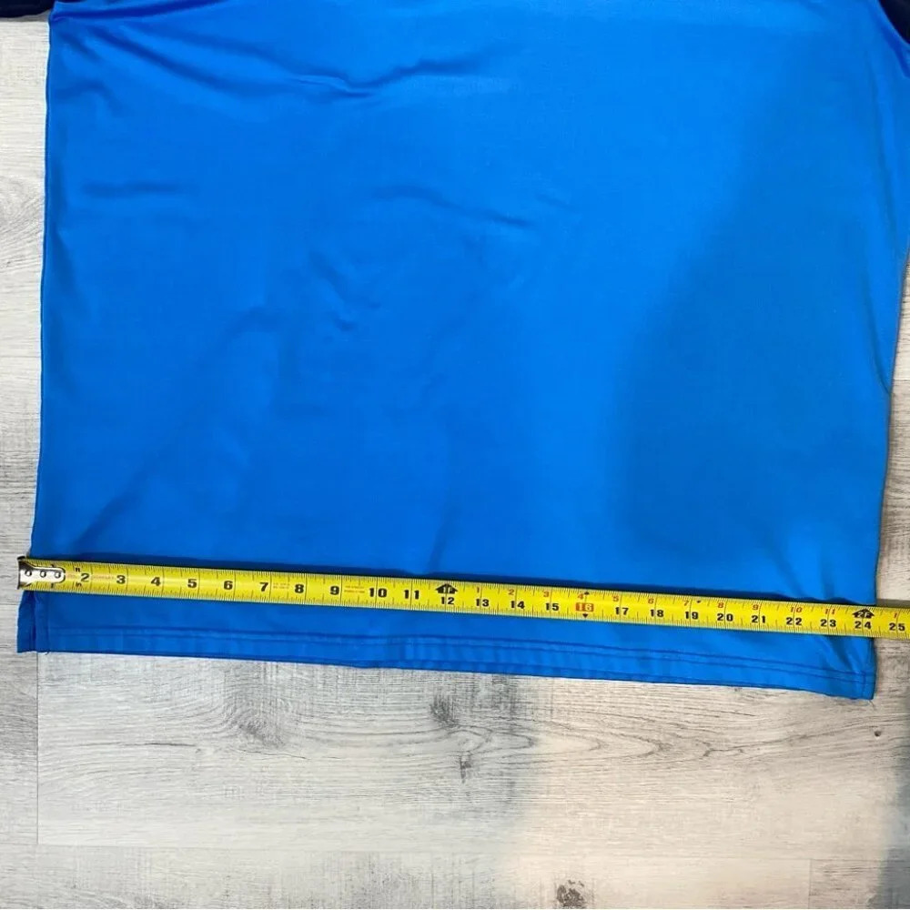 Murray Golf Men's Colorblock Polo Shirt Size L Blue Navy - Cowglen Scotland - Picture 11 of 17